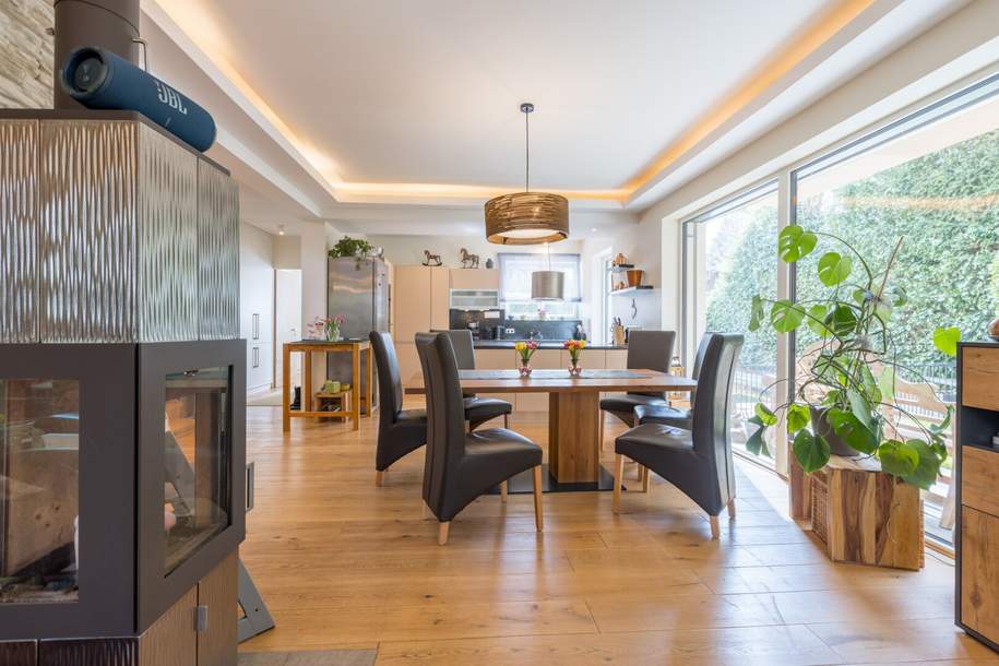 Stadtvilla mit Naturpool im Zentrum Klosterneuburg I Doppelgarage I Fantastischer Rundum-Dachterrassenfernblick auf Stift Klosterneuburg, Haus-kauf, 1.599.000,€, 3400 Tulln