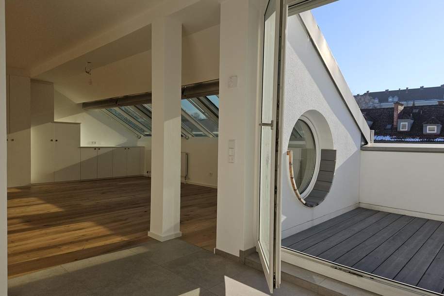 Linz - generalsanierte Dachgeschoßwohnung / Nähe "Auf der Gugl", Wohnung-kauf, 299.000,€, 4020 Linz(Stadt)