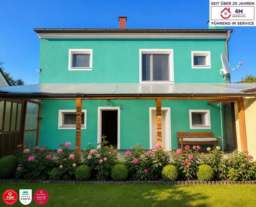 Familienhit mit großem Garten, Nebengebäuden und Bahnanschluss