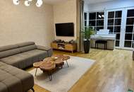 Großer Eigengarten: 4-Zimmer-Wohnung mit Saunahäuschen