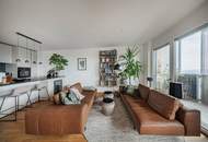 Penthouse im 34. OG mit Terrasse I 360° Wienblick I Designküche I TG Platz mit E-Ladestation