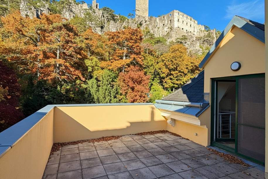 Adventsaktion: Provisionsfrei! Dachterrasse mit Blick auf die Burgruine Rauhenstein | Wohnung verteilt auf 2 Ebenen I Lift I Stellplatz, Wohnung-kauf, 445.000,€, 2500 Baden