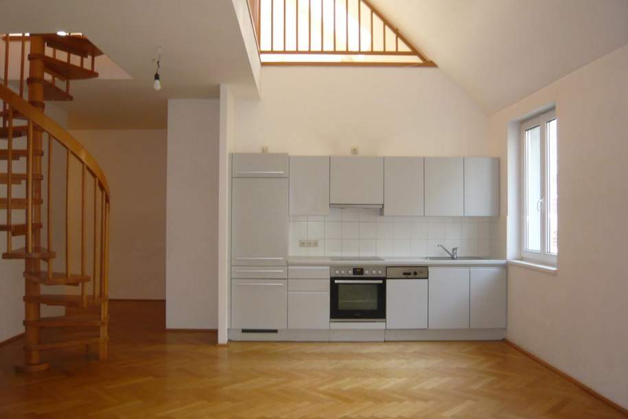 Große Dachgeschosswohnung in guter Lage!, Wohnung-miete, 2.479,18,€, 1070 Wien 7., Neubau