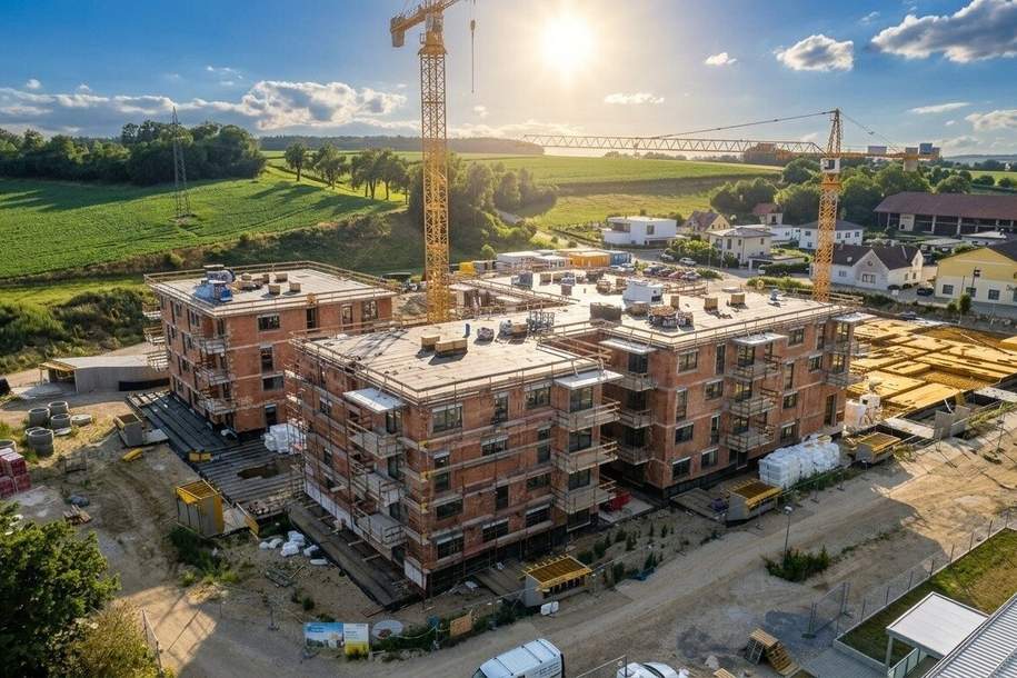 Geförderte 3-Zimmer Mietwohnung - Hochwertige Ausstattung - St.Pölten/ Teufelhof - 1 Stellplatz inklusive - Wohnraumlüftung, Wohnung-miete, 906,10,€, 3100 Sankt Pölten(Stadt)