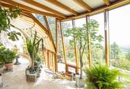Uneinsehbares Wohnjuwel mit 7.984 m² Grundstück – einzigartiges Naturparadies mit herrlichem Panoramablick am Heuberg in Dietach!