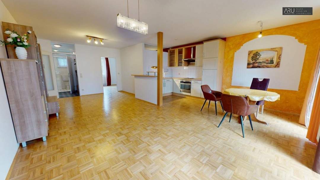 Barrierefreie 2-Zimmer-Wohnung mit Garten
