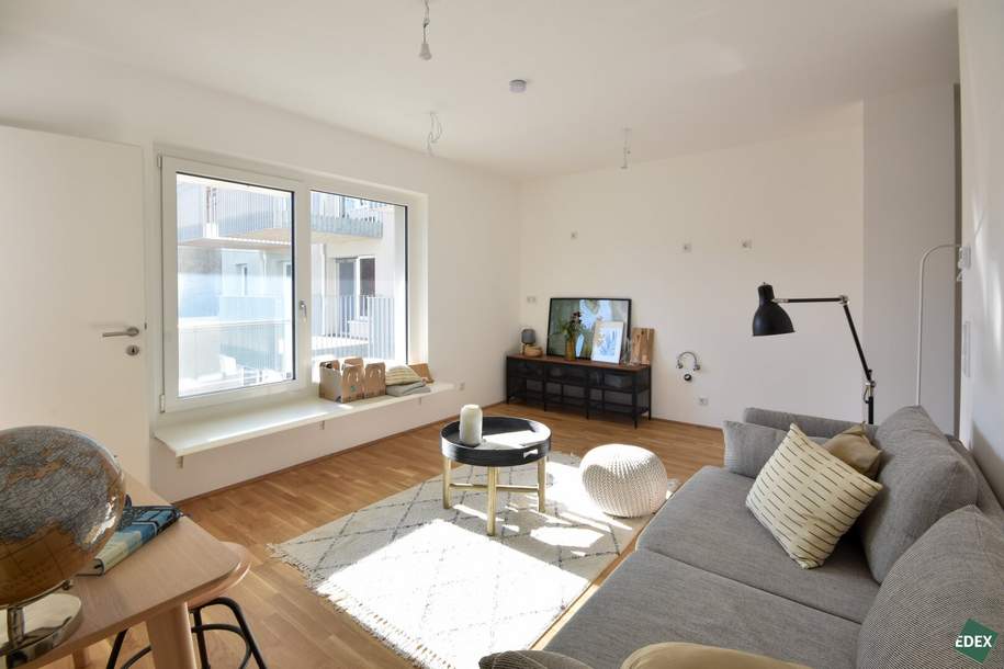 ERSTBEZUG | 2,5-Zimmer-Eigentumswohnung mit Atelier und Garten, Wohnung-kauf, 356.200,€, 1230 Wien 23., Liesing