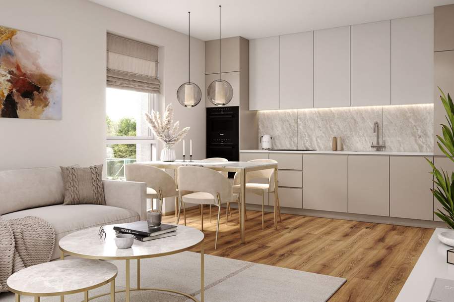 Süd-ostseitiger 3 Zimmer Gartentraum mit großer Terrasse in Ruhelage | Provisionsfrei, Wohnung-kauf, 538.000,€, 1210 Wien 21., Floridsdorf