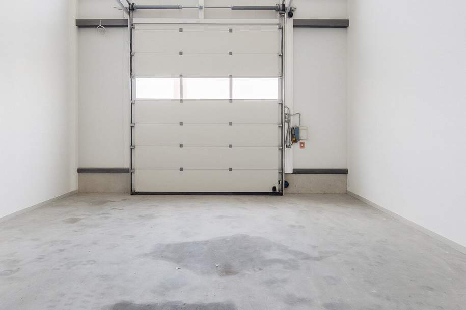 124m² Betriebsobjekt mit Halle und Büro | ebenerdige Einfahrt möglich | Luftwärmepumpe | Dusche und WC, Gewerbeobjekt-miete, 1.300,00,€, 3430 Tulln