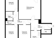 Großzügige 4 Zimmer Wohnung in Penzing / Renovierung empfohlen