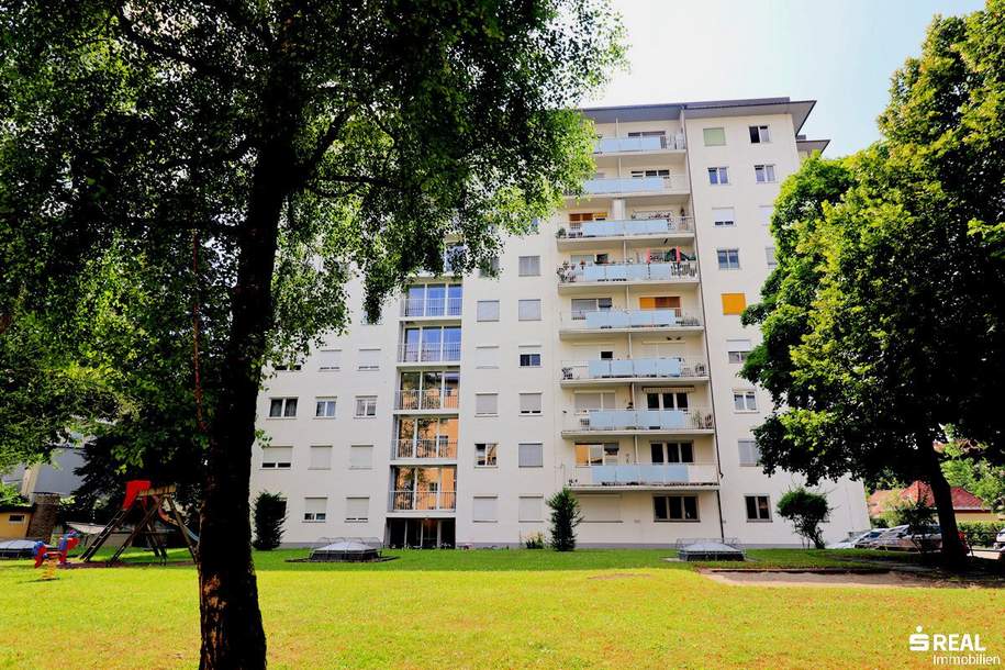 Absolut ruhige 4-Zimmerwohnung mit TG im Zentrum von Klagenfurt mit tollem Ausblick, Wohnung-kauf, 245.000,€, 9020 Klagenfurt(Stadt)