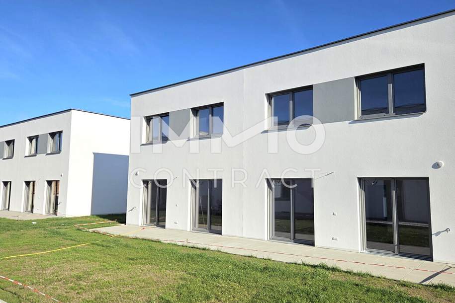 Traumhafte Doppelhaushälfte auf Eckgrundstück in Stoob - Mietkaufoption, Haus-miete, 926,54,€, 7344 Oberpullendorf