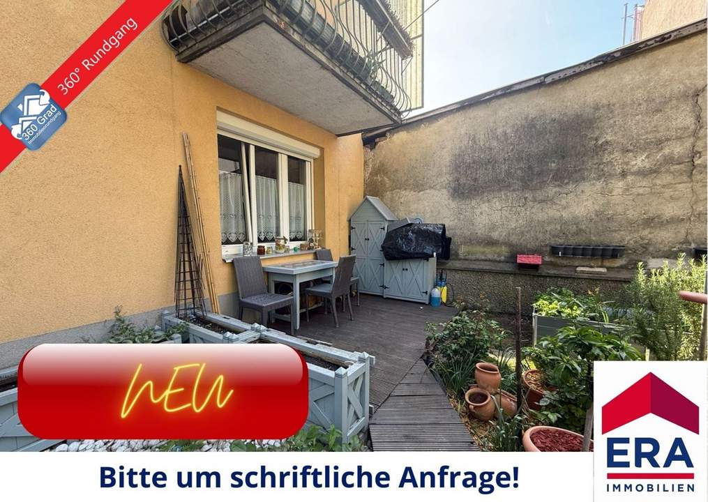 Charmante 3-Zimmer-Erdgeschosswohnung mit Terrasse, Garten & Parkplatz in 1170 Wien