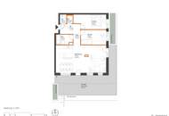 Geräumige 3-Zimmer-Wohnung mit Terrasse und KFZ-Stellplatz zu verkaufen!