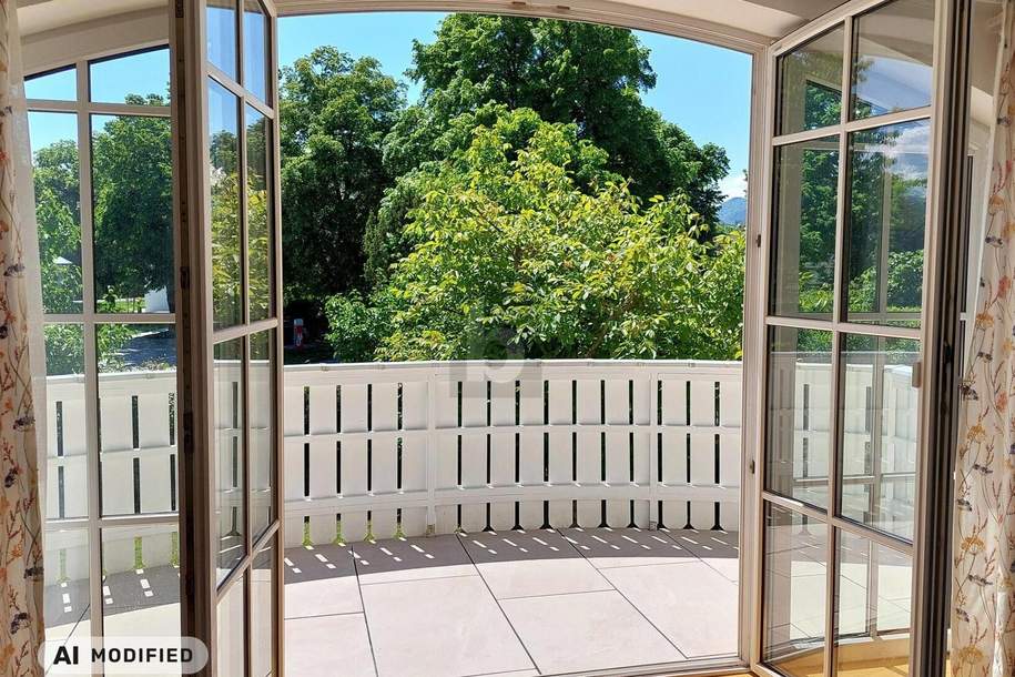 GROßZÜGIGE MAISONETTE MIT KACHELOFEN, ZWEI BALKONEN UND GARTEN, Wohnung-miete, 2.630,00,€, 5081 Salzburg-Umgebung