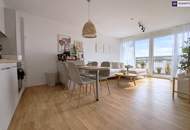 Schnell sein! Charmante Zwei-Zimmer-Wohnung inkl. Garagenplatz mit großem Balkon in Richtung Süden in Ebergassing! Nahe Wien und Flughafen!