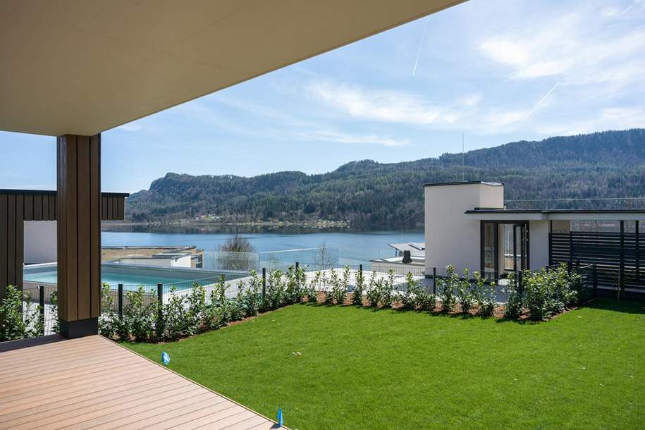 WOHNTRAUM AM SEE! - Exklusive Neubau-Gartenwohnung mit Seeblick und Seezugang, Wohnung-kauf, 821.000,€, 9074 Klagenfurt Land