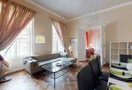Unbefristet! ELEGANTE ALTBAUWOHNUNG, komplett möbliert, schönes Haus, hofseitiger Balkon, TOP LAGE!