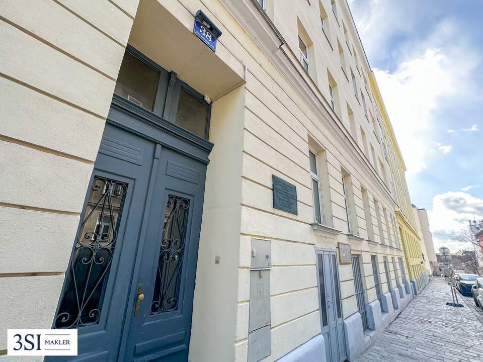 Betongold: Unbefristet vermietete Altbauwohnung zur Kapitalanlage mit 2,50% Rendite - in ruhiger Seitenstraße des 15. Bezirks