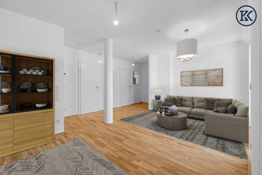 Neubau 2-Zimmer-Wohnung zum Erstbezug in Kagran – Top Lage &amp; moderner Komfort!, Wohnung-kauf, 449.000,€, 1220 Wien 22., Donaustadt