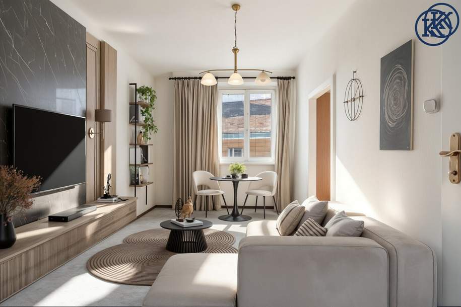 U1 Nestroyplatz vor der Tür! Gepflegte 2-Zimmer-Wohnung nahe 1. Bezirk &amp; Prater, Wohnung-kauf, 235.000,€, 1020 Wien 2., Leopoldstadt