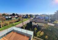 Lebensqualität pur im Dachgeschoss mit Terrasse und Garten! 4 Zimmer + Hochwertige Materialien + Viel Grün und Ruhe + Toller Blick! Ihr Rückzugsort mit WOW-Effekt!