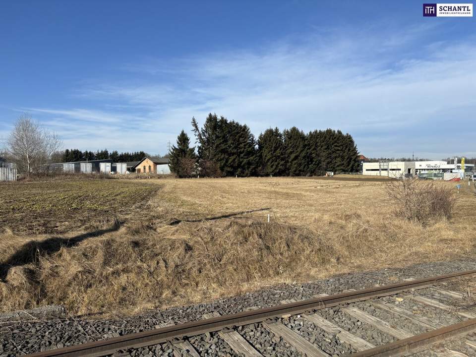 ++ INDUSTRIEGRUNDSTÜCK ++ AREA SÜD KORALMBAHN ++ GEWERBEPARK WEITENDORF mit BAHNANSCHLUSS ++ LANFRISTIGE PACHT mit BAURECHT++ca. 13.900 m² ++ BD A - I1 0,2 - 1,0