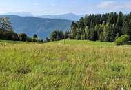 Traumhaftes Baugrundstück in Sappl, Kärnten – Blick auf den Millstätter See.