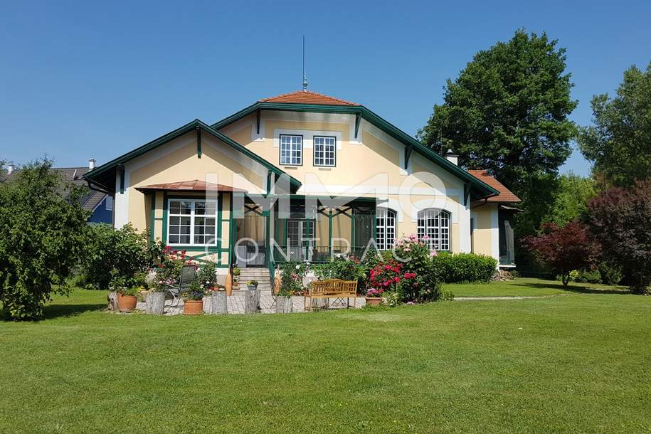 Traumvilla 30 min. von Wien: 2.000 m² Grundstück - luxuriöser Wohnkomfort & idyllische Naturkulisse, Haus-kauf, 1.199.000,€, 2434 Bruck an der Leitha