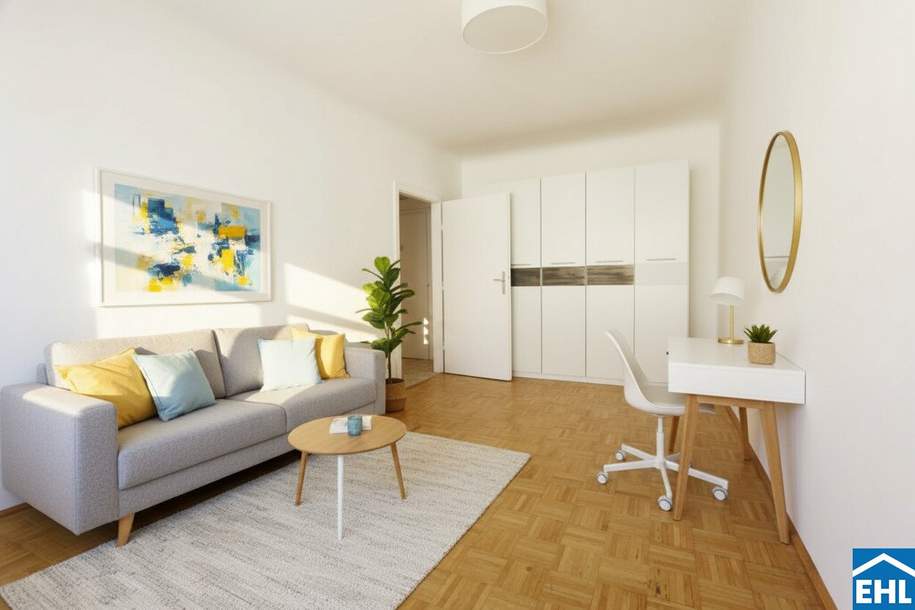 Helle 2-Zimmer-Wohnung mit Charme, Wohnung-kauf, 230.000,€, 1120 Wien 12., Meidling