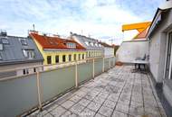 3 Zimmer DG-Wohnung mit zwei Terrassen und Top Infrastruktur