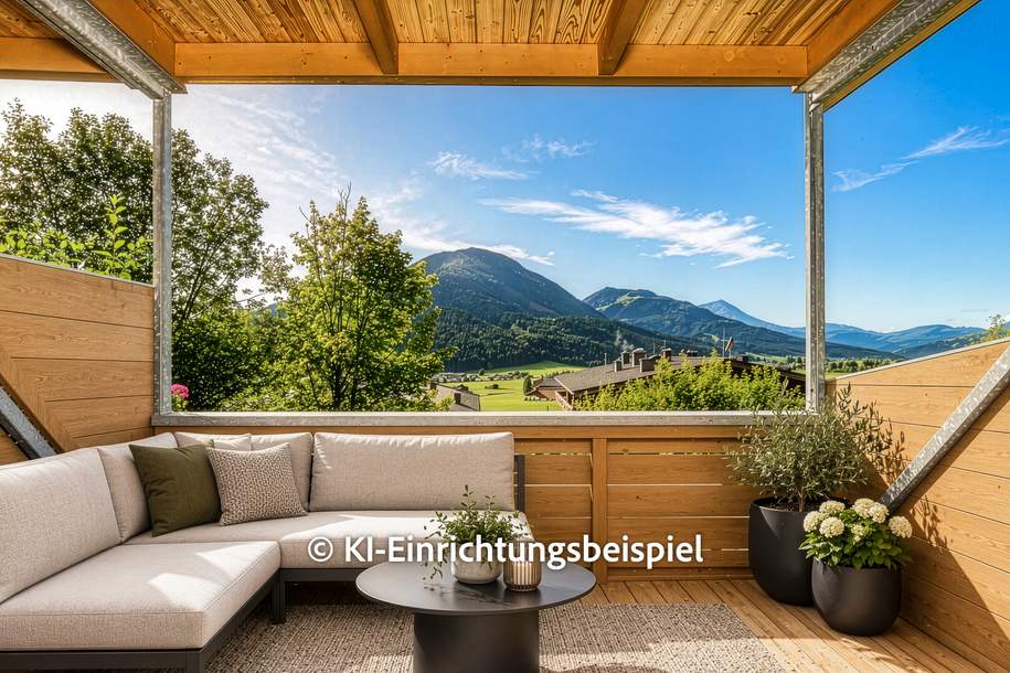 3-Zimmerwohnung in Ruhelage am Sonnberg mit schönem Ausblick, Wohnung-kauf, 495.000,€, 6365 Kitzbühel