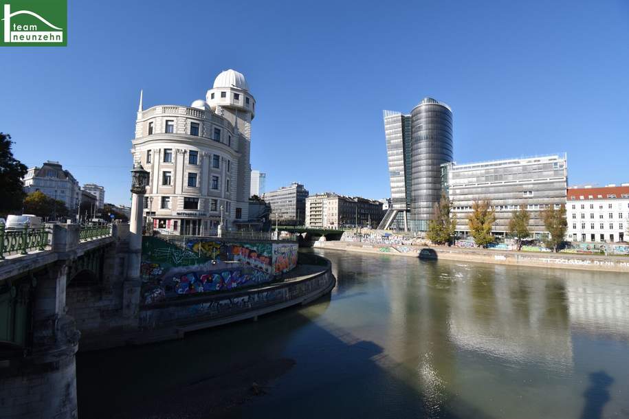 OPENHOUSE - Montag, 19.05. um 17:00 Uhr - Stadtwohnung in Bestlage: direkt bei der Urania, Wien Mitte mit Donaublick, Wohnung-miete, 999,00,€, 1030 Wien 3., Landstraße