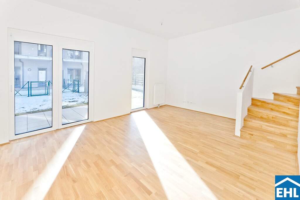 Traumhafte Maisonette-Gartenwohnung mit großzügiger Freifläche!