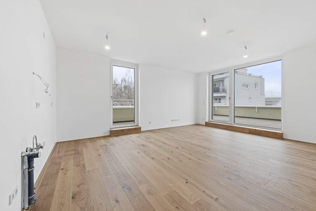 PROVISIONSFREI! Ansprechend geplante 3-Zimmer-Wohnung | Terrasse aus jedem Raum begehbar | 3 Himmelsrichtungen