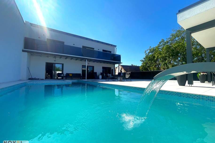 Luxuriöse Neubauvilla mit 2 Wohneinheiten und exklusiver Ausstattung, Haus-kauf, 1.500.000,€, 2434 Bruck an der Leitha