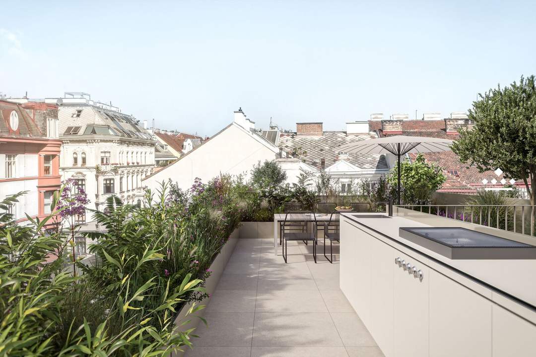 The Penthouse: Maisonette Familienapartment mit Dachterrasse!