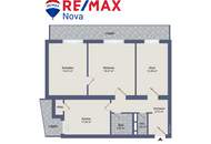 Charmante 3 Zimmer EG Wohnung mit 2 Loggien und Garage