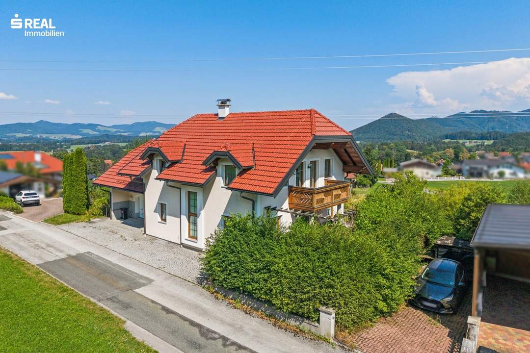 Freie Aussicht, großzügiger Garten, Salzburg vor der Tür