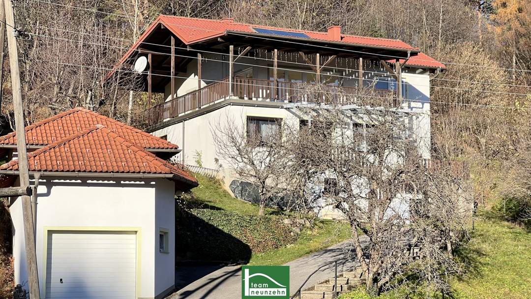 Solides Wohn- bzw. Ferienhaus in wunderschöner Ruhelage mit 2 Wohneinheiten. - WOHNTRAUM