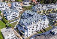 2-Zimmer-Dachterrassenwohnung Erstbezug inkl hochwertiger Küche, Außenfläche und Kellerabteil mit Blick ins Grüne - KLOSTERNEUBURG/ K126 T53