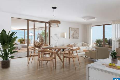 Entspannung pur: Wohnen mit eigenem Freiraum in Neusiedl am See, Wohnung-kauf, 799.000,€, 7100 Neusiedl am See
