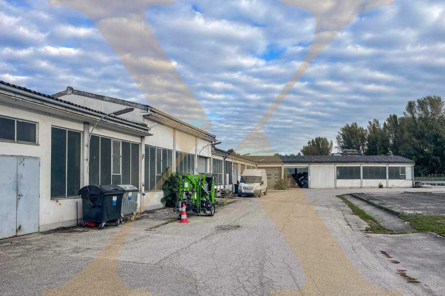 Lagerhalle mit optionaler Freifläche in Linz – befristet auf 1 Jahr zu vermieten!, Gewerbeobjekt-miete, 2.841,53,€, 4020 Linz(Stadt)