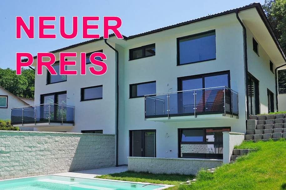 Erstbezug: Schlüsselfertige Doppelhaushälfte mit Pool an der Wiener Stadtgrenze, Haus-kauf, 790.000,€, 2384 Mödling