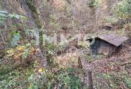 Kleines Wohnhaus mit viel Grund am Stadtrand von Waidhofen an der Ybbs, mit Bachzugang und Hütte