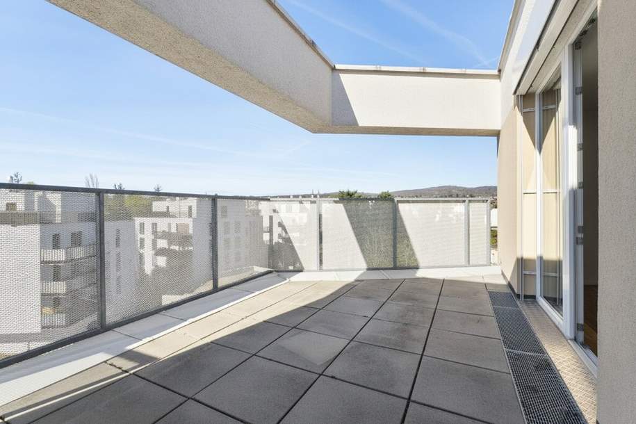 Attraktive 4-Zimmer-Dachgeschosswohnung mit Süd/West-Terrasse - Schöner Weitblick - Klimaanlage, Wohnung-miete, 1.995,00,€, 1130 Wien 13., Hietzing
