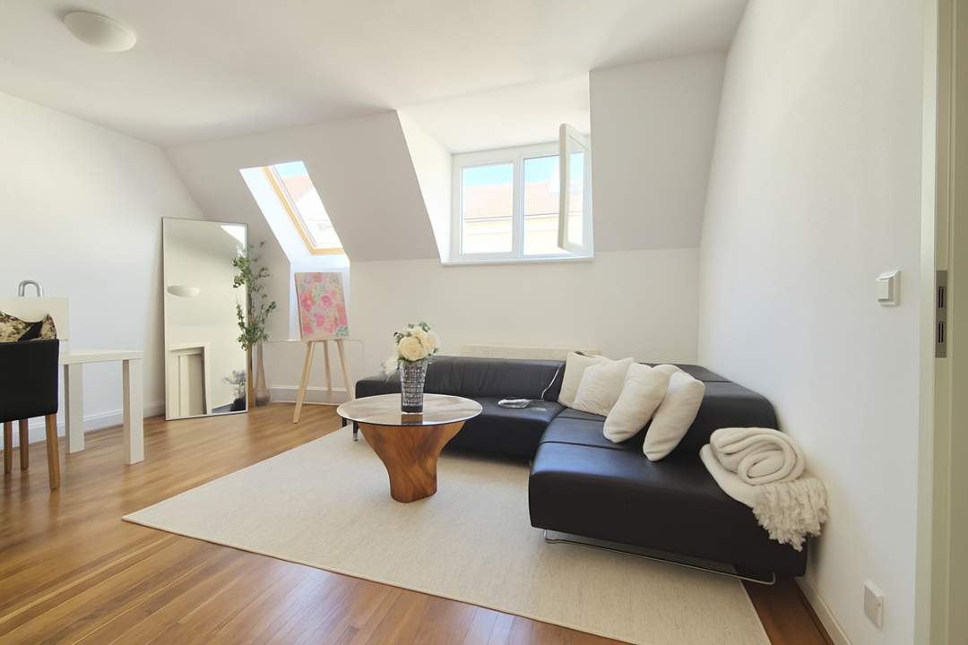 Tolle Dachgeschosswohnung Nähe U 2 Station Stadlau