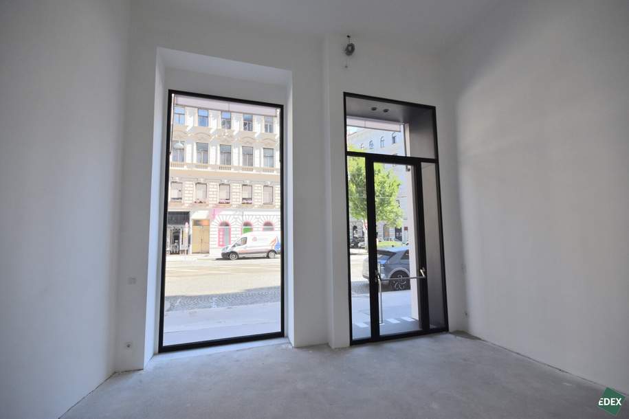 ERSTBEZUG | Verkaufsfläche mit guter Sichtbarkeit und Galerie, Gewerbeobjekt-miete, 2.490,35,€, 1090 Wien 9., Alsergrund