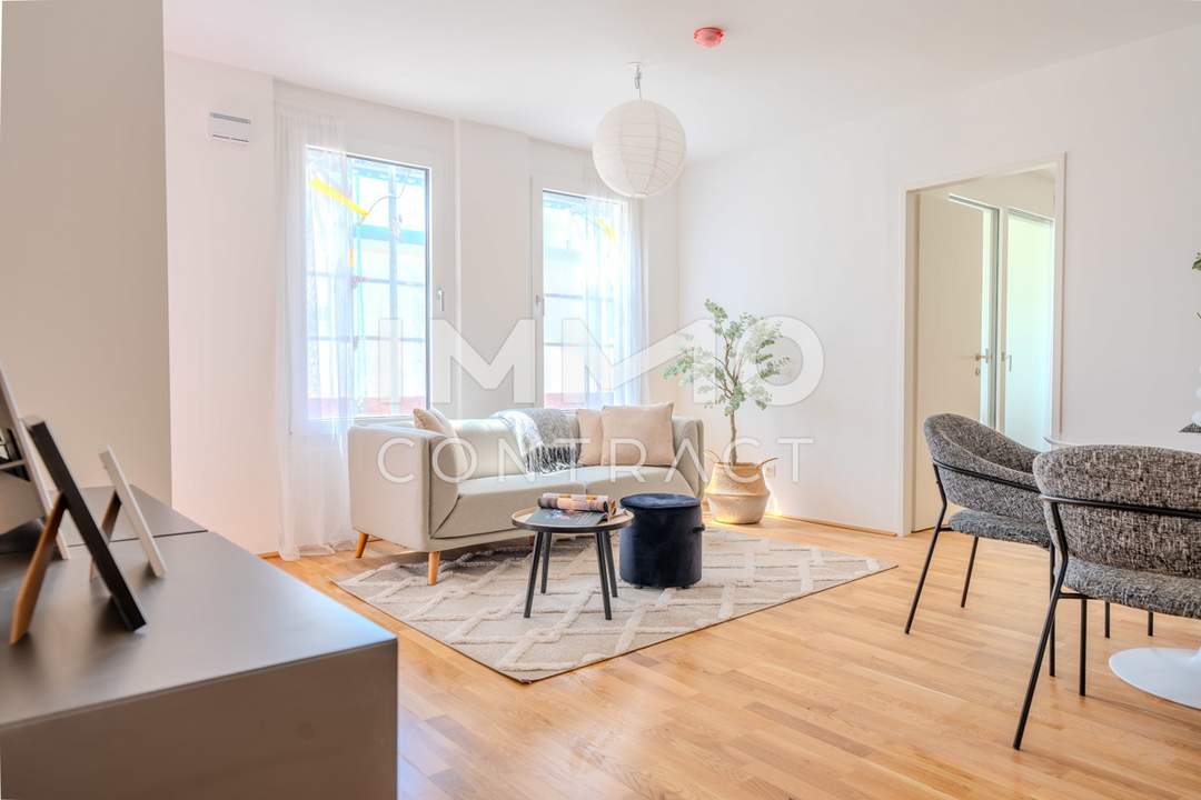 PROVISIONSFREI! Smart geschnittene 2 Zimmer Wohnung mit SW-Loggia!