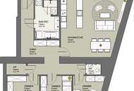 Moderne 4 Zimmer-DG-Wohnung mit hofseitigem Balkon